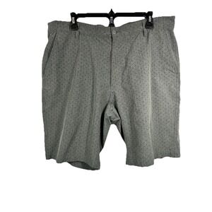 FootJoy FJ Men's 38 Golf Shorts Gray Tonal Box Micro Print Performance Stretch